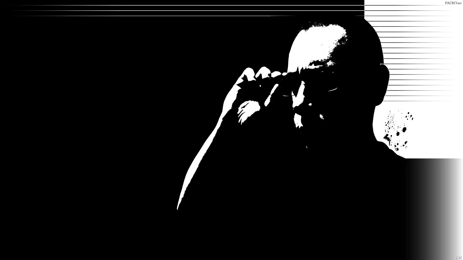 Biel, Mężczyzna, Czerń, Sylwetka